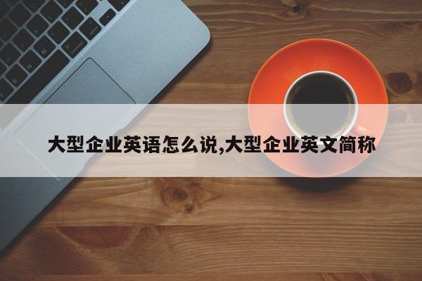 大型企业英语怎么说,大型企业英文简称